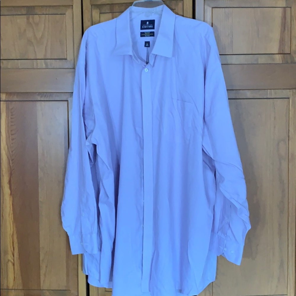 Stafford 20 men’s shirt purple micro plaid